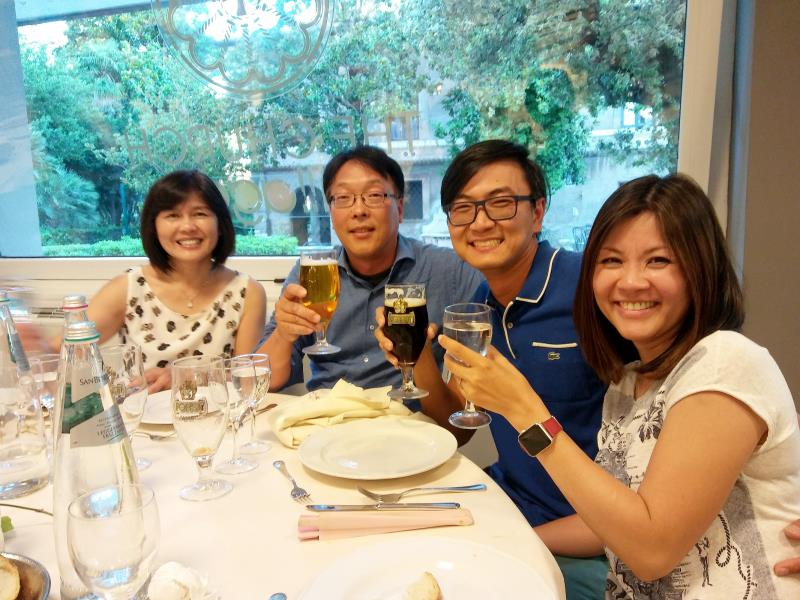 orchestra giovanile di Irvine - Los Angeles tour musicale 2018. Cena finale