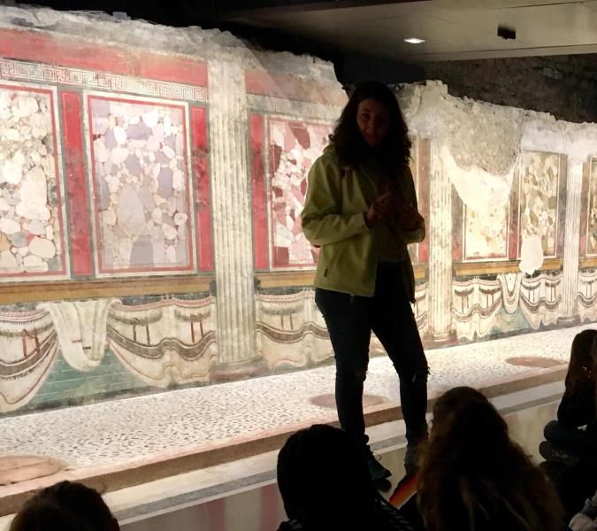 Quarta cella santuario repubblicano  Parco archeologico di Brescia. I sec. a.C. Una meraviglia!