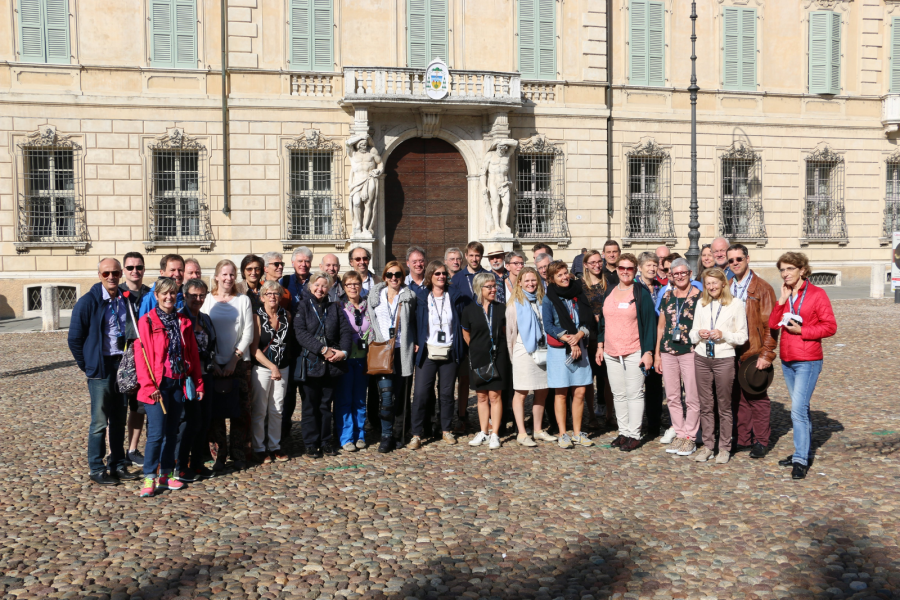 Piazza Sordello, Mantova, ottobre 2019 visita guidata